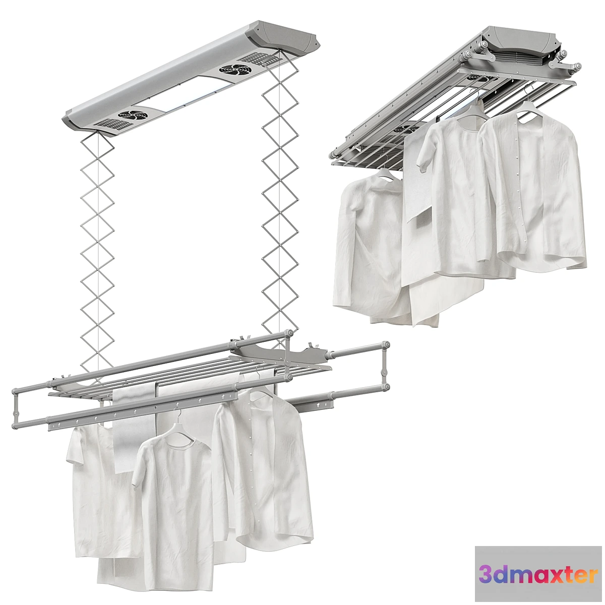 1440380 - Foxydry Air ceiling drying rack 3D Max