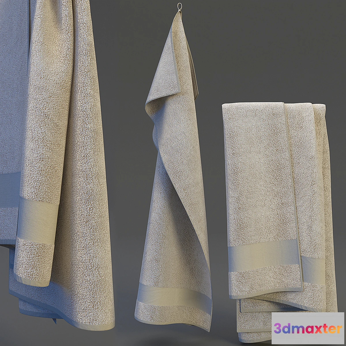 1441808 - Towel hanging 3D Max