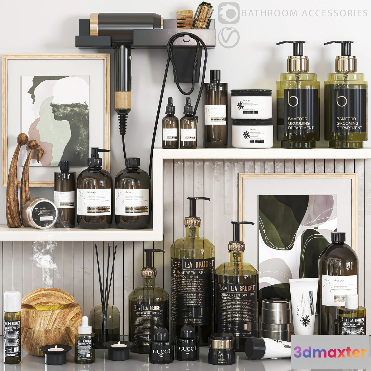 1441814 - Bathroom Accessories 07 3D Max