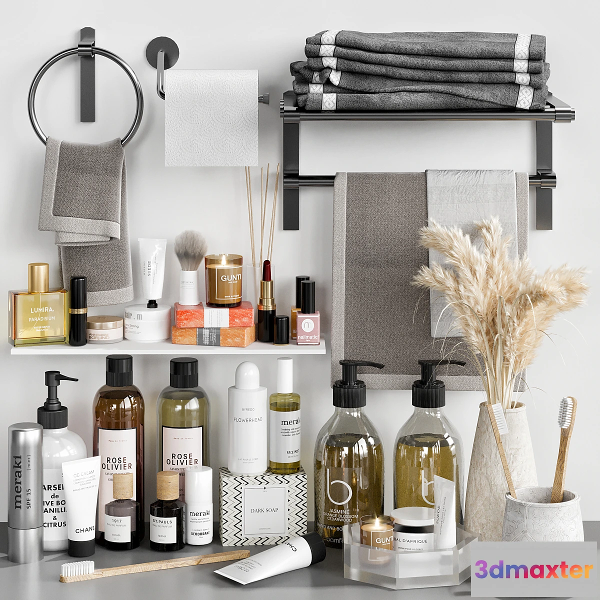 1442894 - Bathroom accessories 06 3D Max