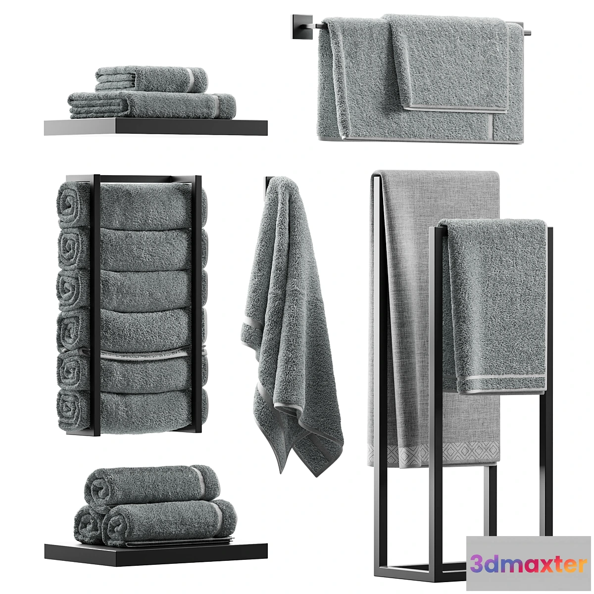 1444666 - Bathroom decor 3D Max