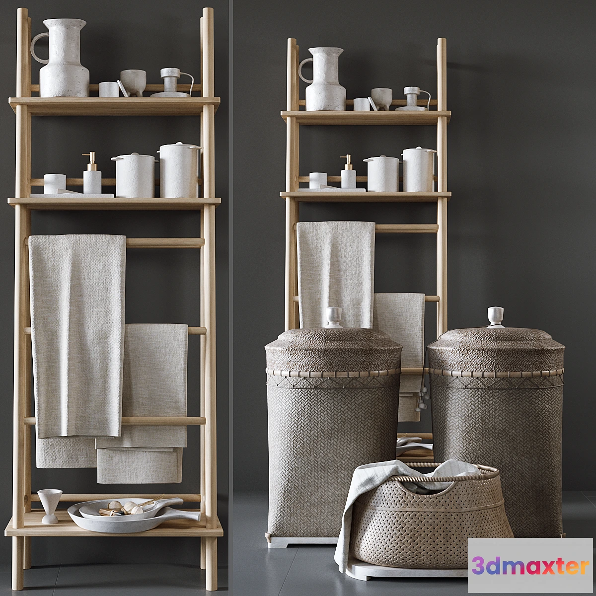 1445028 - Decorative bathroom set #16 3D Max