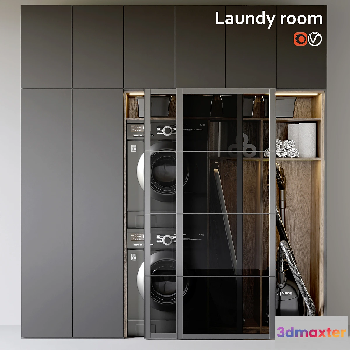 1445166 - Laundry room 3D Max