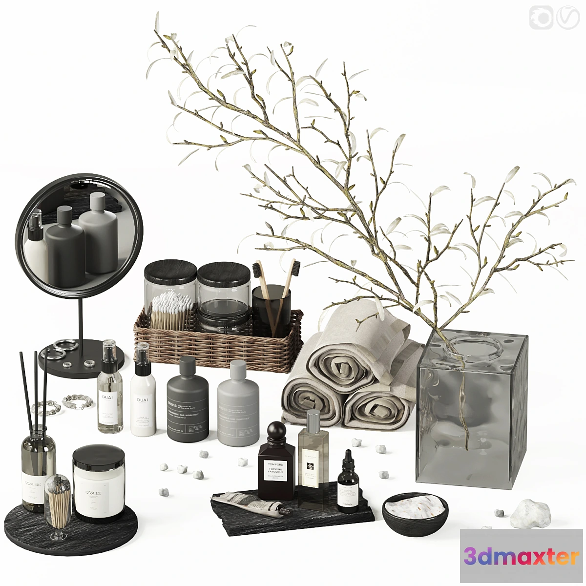 1452622 - Decorative set for the bathroom - 10 3D Max