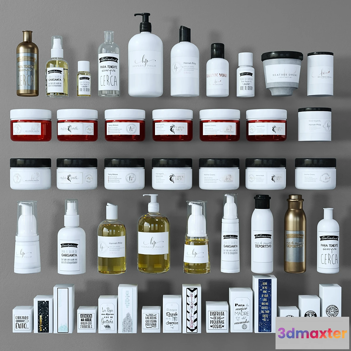 1455430 - CosmeticsSet1 3D Max