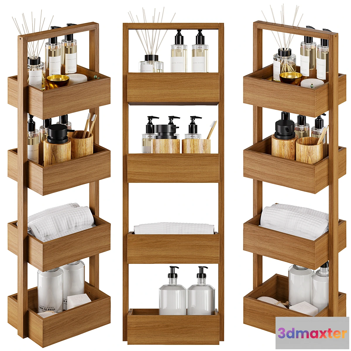 1458306 - Zara Home Wooden shelf 3D Max