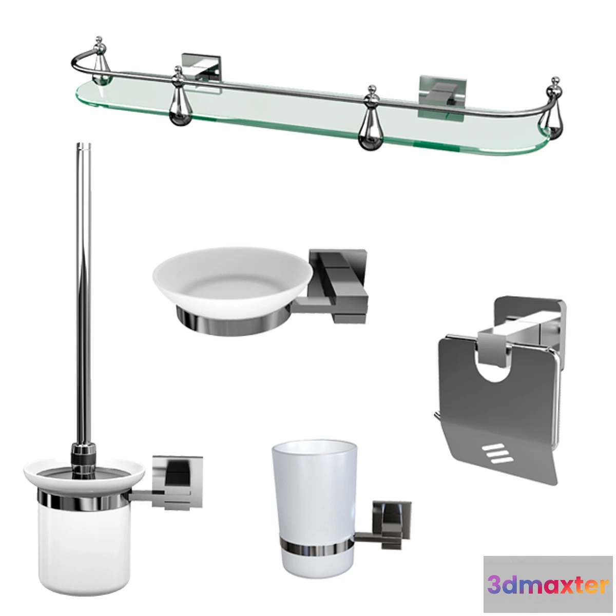 1458626 - Accessories for the bathroom 3D Max