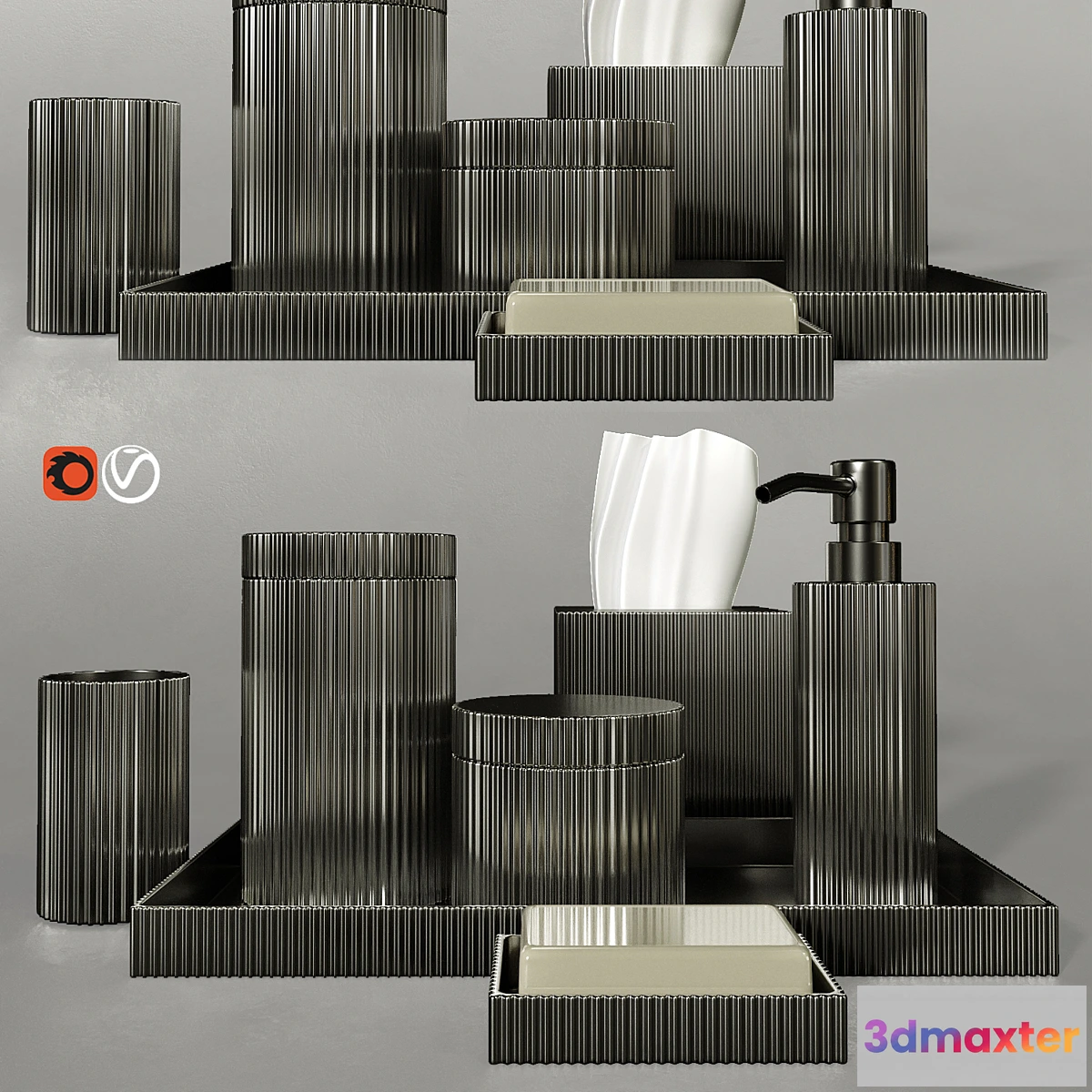 1462480 - Decorative set 3D Max