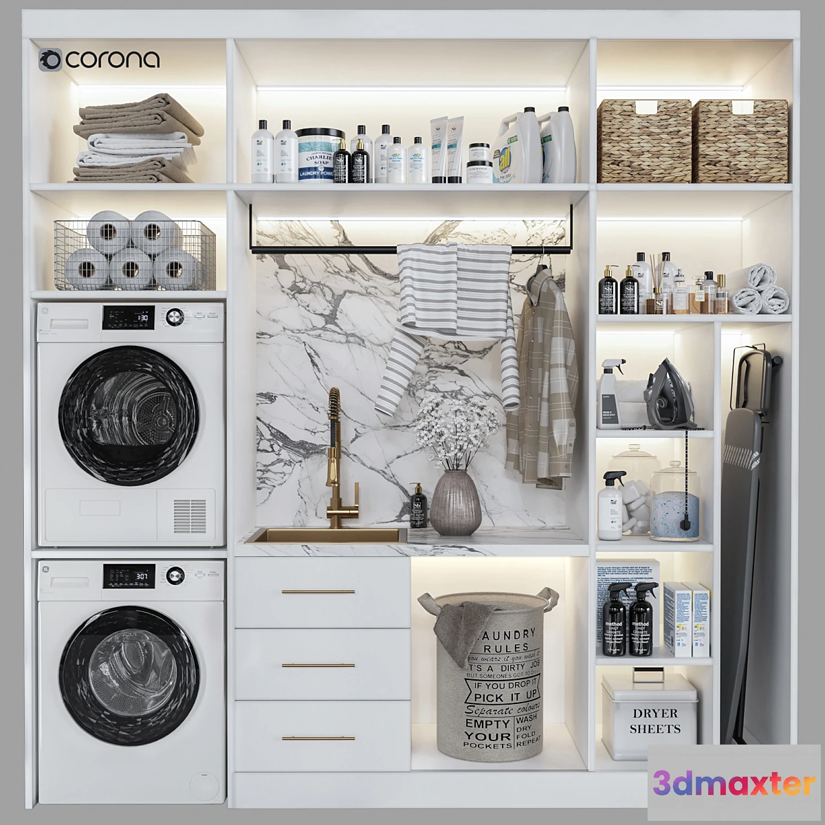 1471384 - Laundry room 02_corona 3D Max