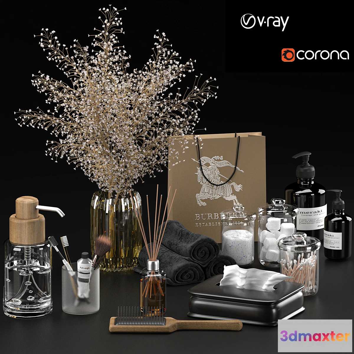 1473266 - bathroom accessories.14 3D Max