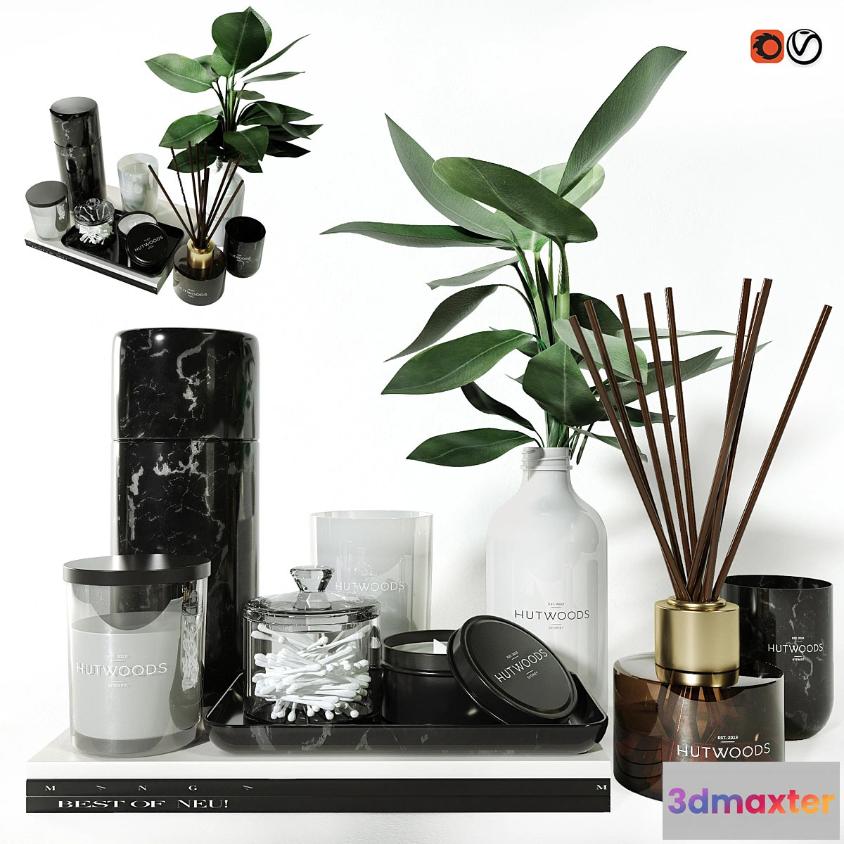 1473470 - Decorative set 3D Max