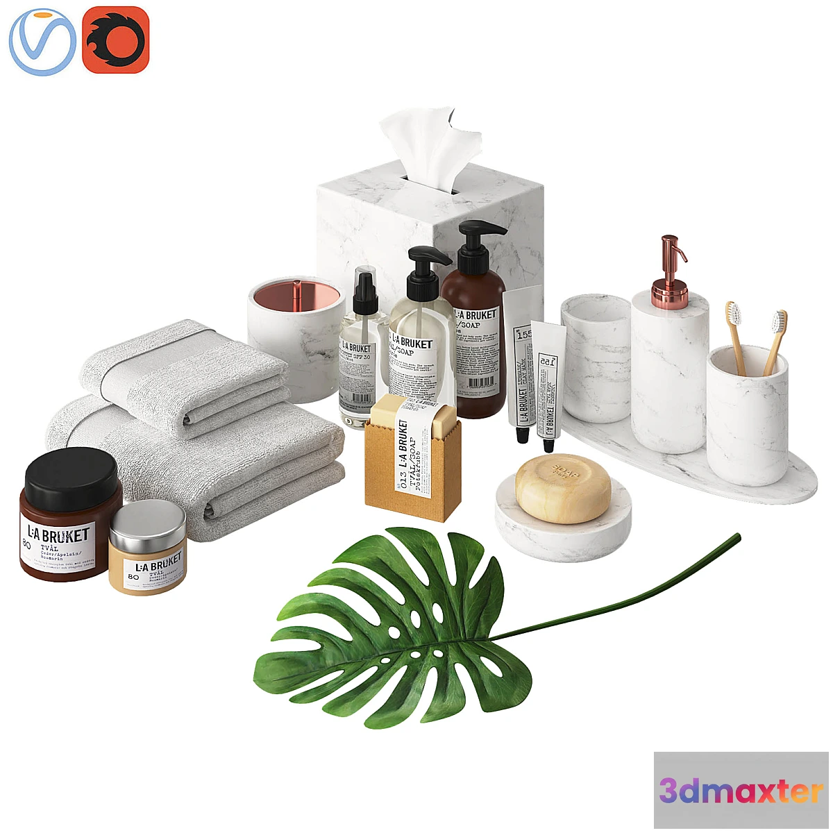 1476968 - Modern Bathroom Accessories 3D Max