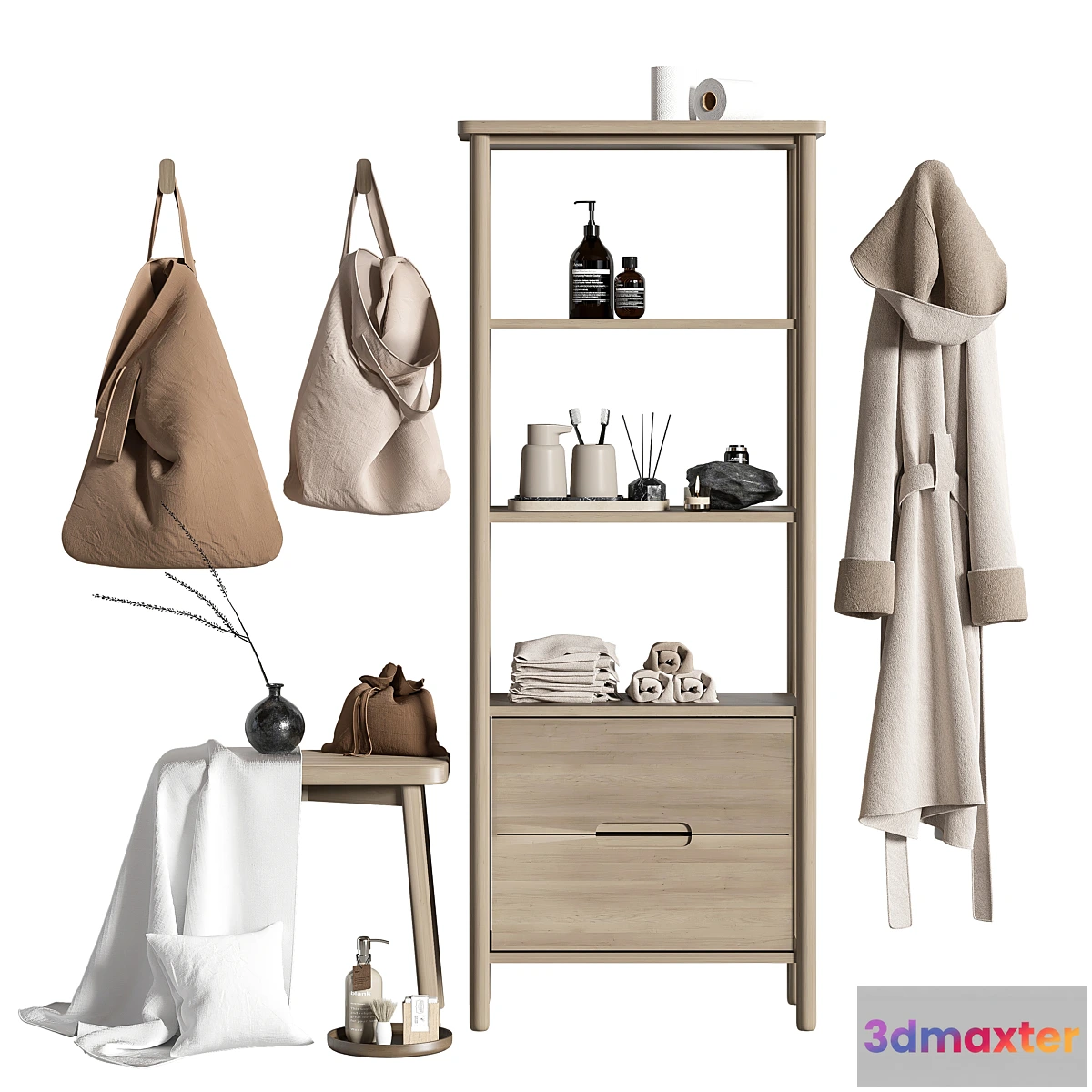 1477618 - Bathroom accessories Z35 3D Max