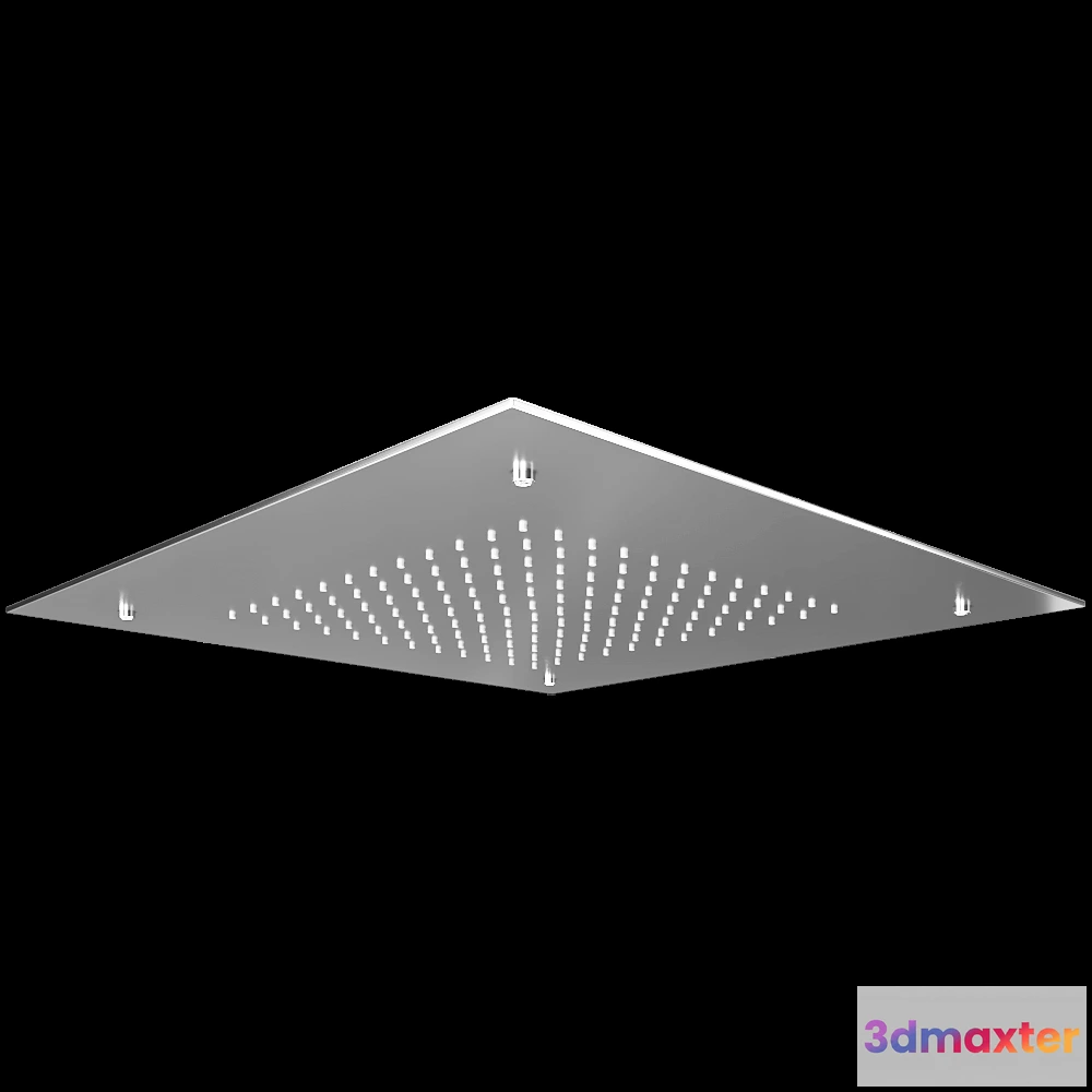 1585195 - Faucet Strommen - Ceiling Shower Atico Flush 400 Square 3D Max