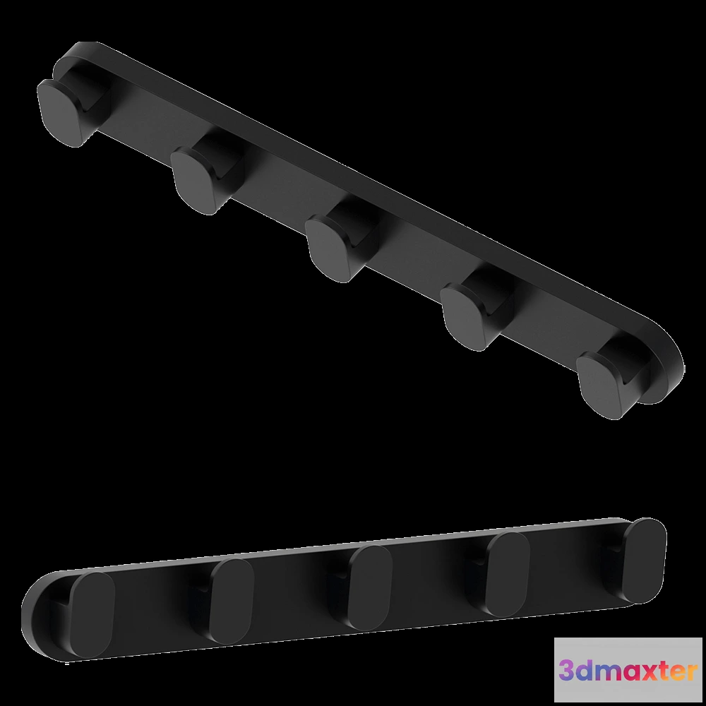 1585301 - SANTECH ALLIANZ - Row with 5 hooks Artwelle 7755 3D Max