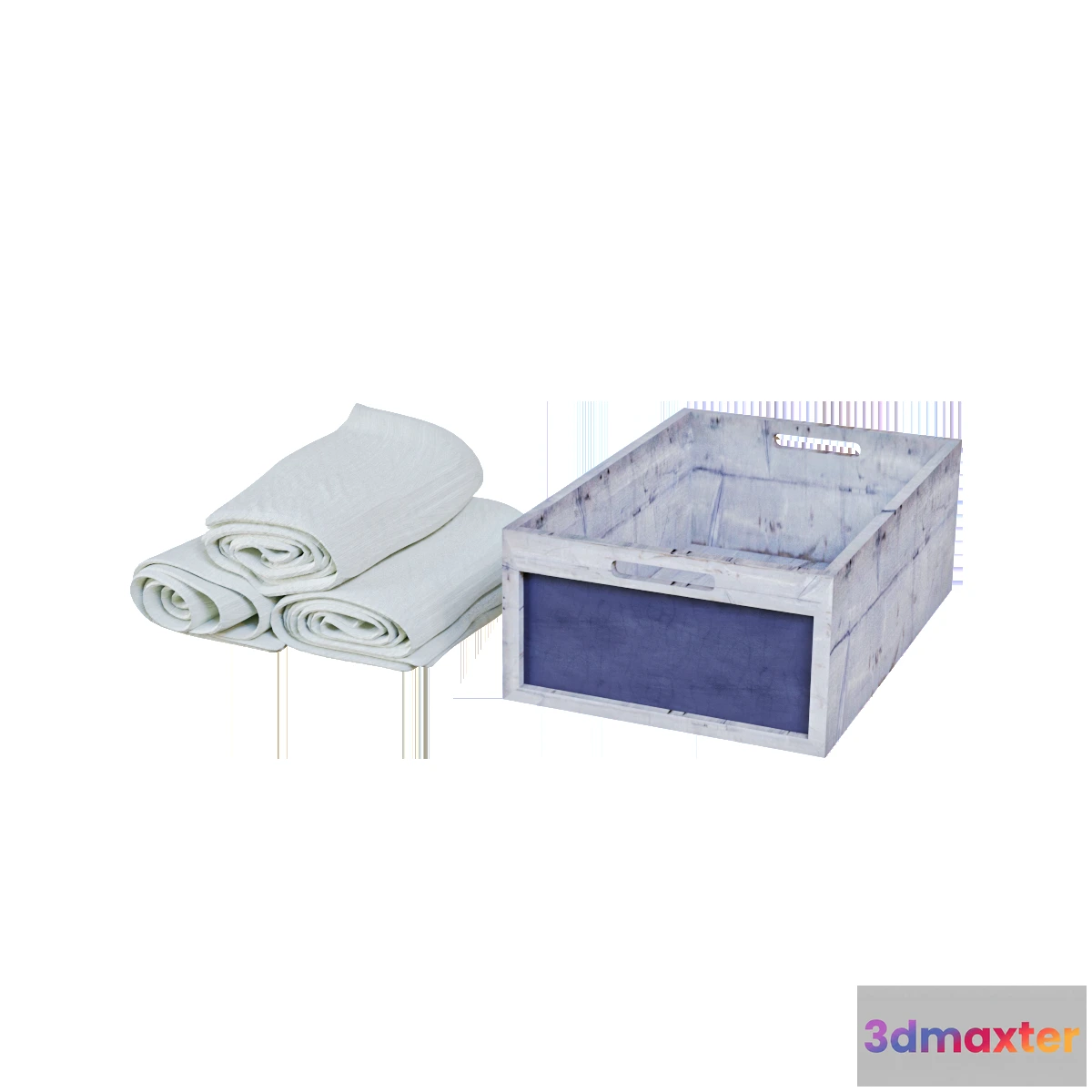 1585349 - bathroom - Towel with box 3D Max