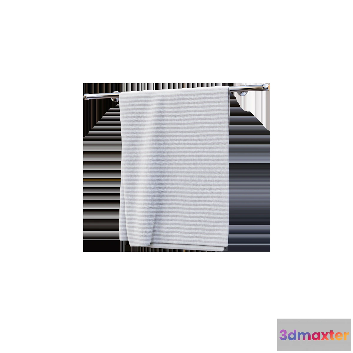 1585351 - bathroom - Hanging towel 3D Max