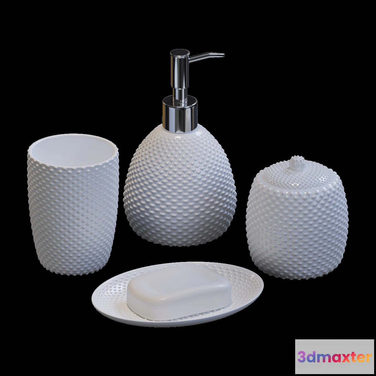 1585379 - bathroom - Zara Home bath accessories 3D Max