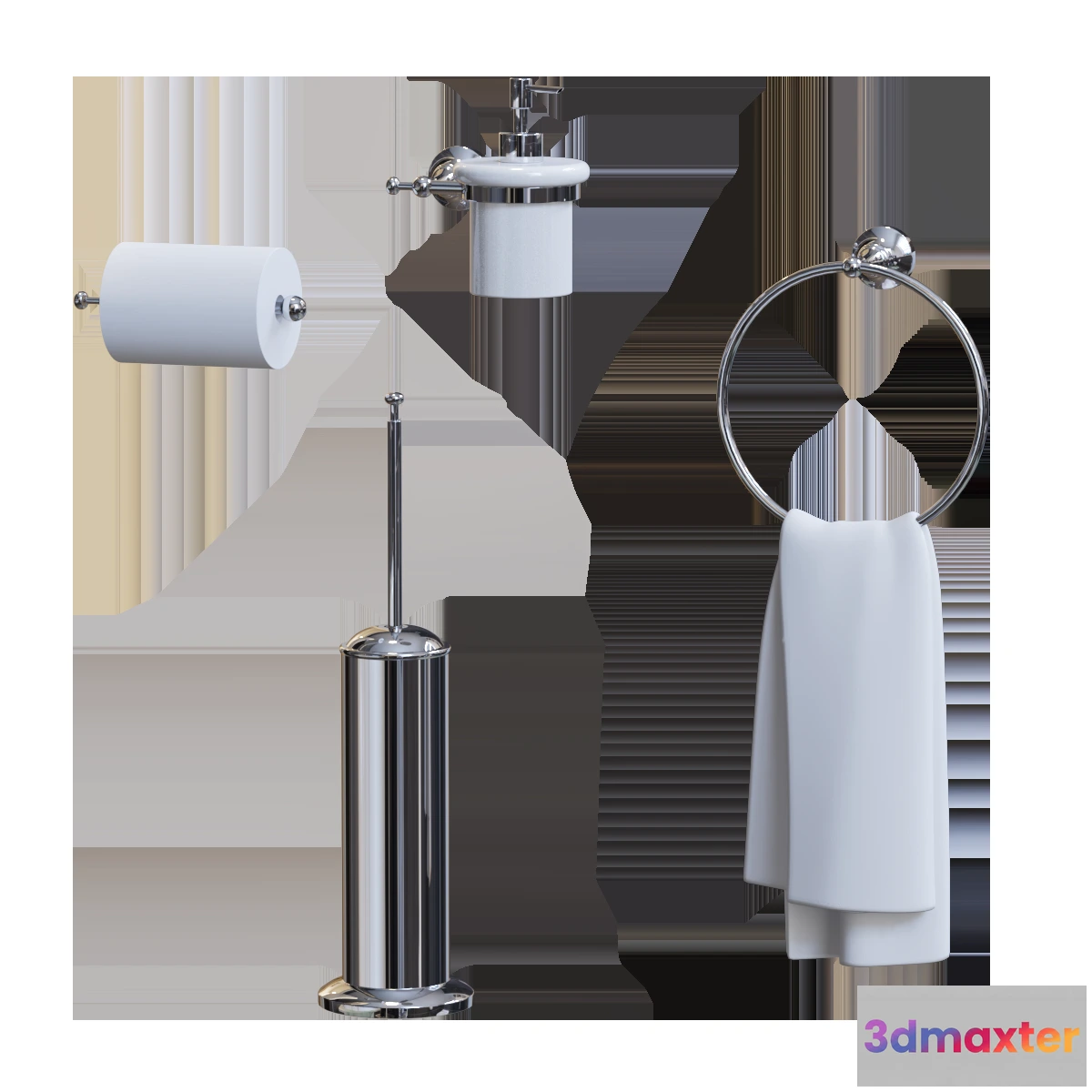 1585393 - bathroom - Bathroom accessories 3D Max