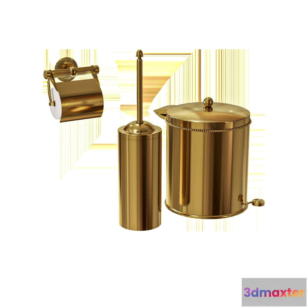 1585399 - bathroom - Set for bathrooms Cristal et Bronze 3D Max