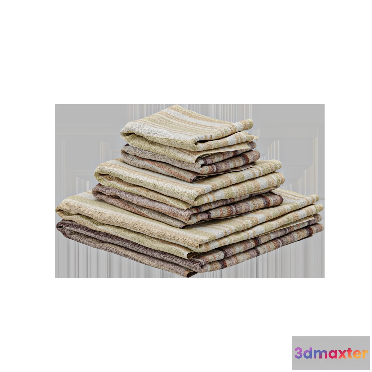 1585401 - bathroom - Towels collection 3D Max