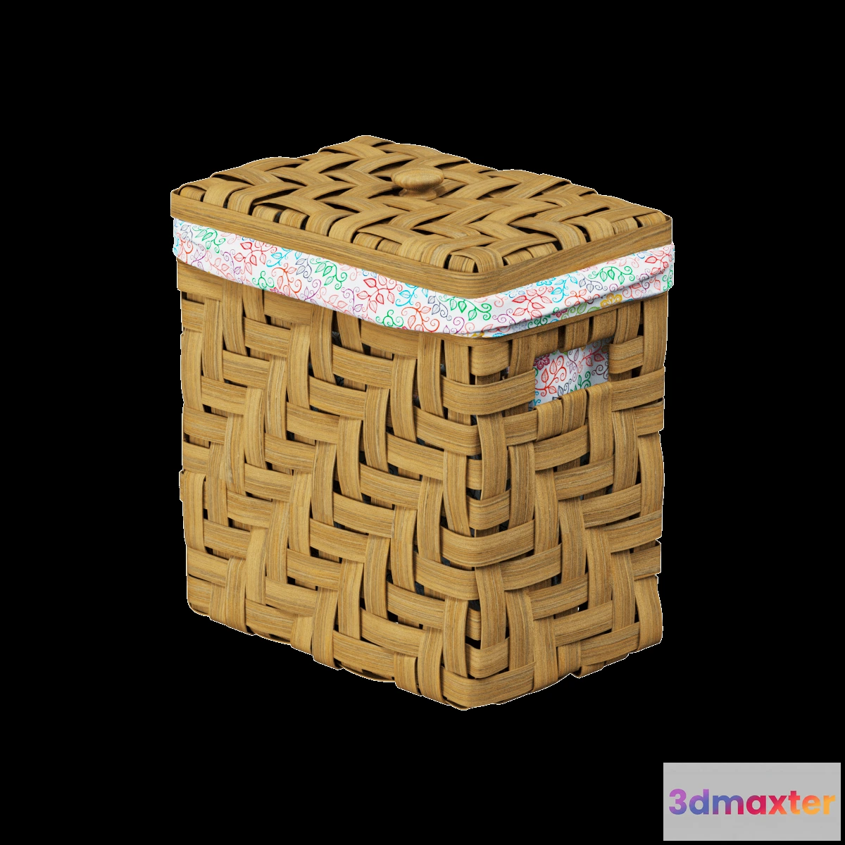 1585407 - bathroom - Laundry basket 03 3D Max