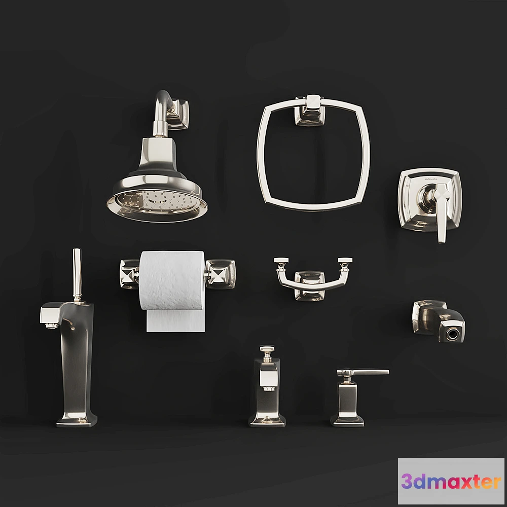 1585419 - bathroom - Bathroom accessories 015 3D Max