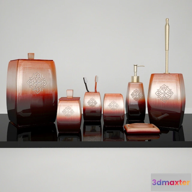 1585423 - bathroom - Florentin bathroom accessories 010 3D Max