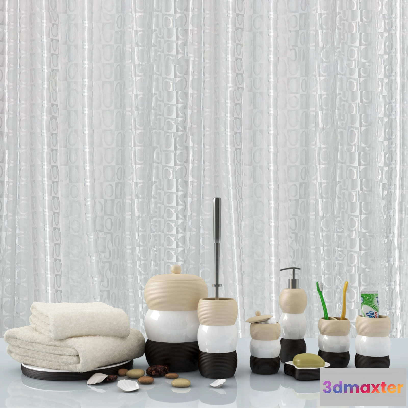 1585439 - bathroom - Bathroom accessories 02 3D Max