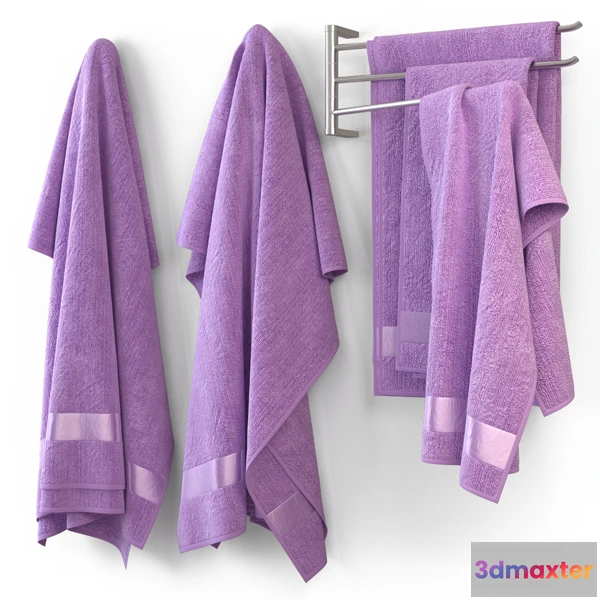 1585449 - bathroom - Towels for bathroom 74 3D Max