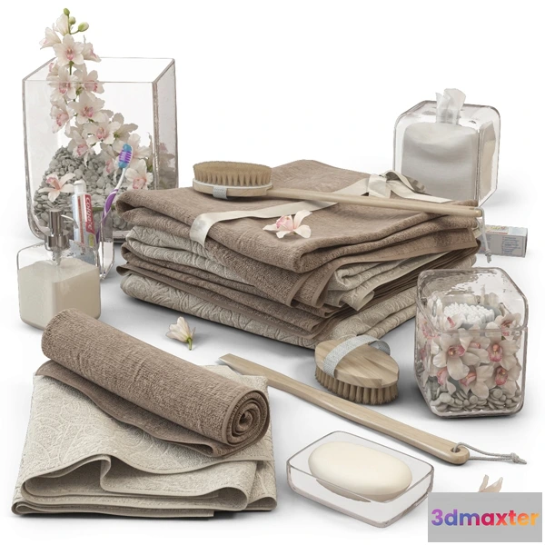 1585459 - bathroom - Towels for bathroom 167 3D Max