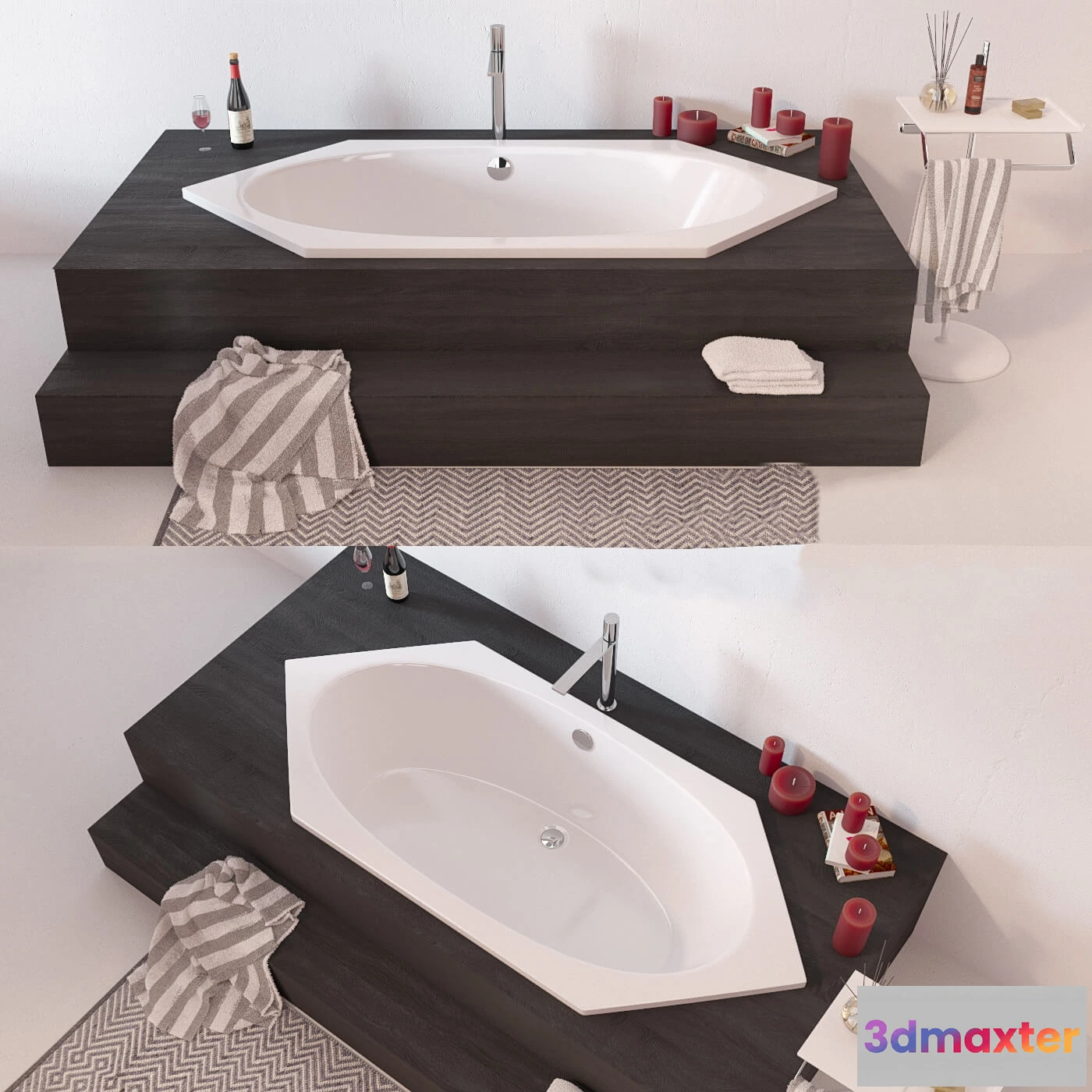 1585505 - bathroom - HOESCH bathrooms decor set 3D Max