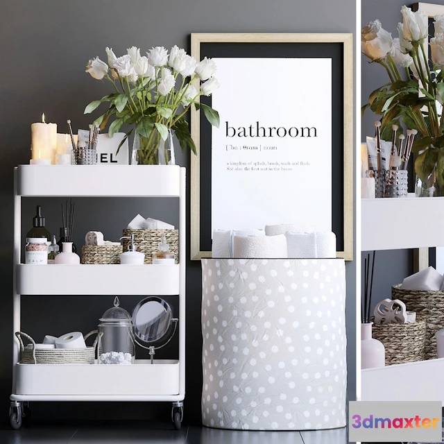 1585517 - bathroom - Shelving in the bathroom 10 3D Max