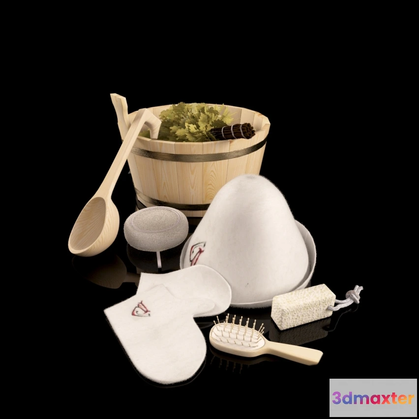 1585527 - bathroom - Set for saunas 1 3D Max