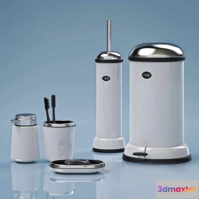 1585553 - bathroom - Vipp bath accessories 3D Max