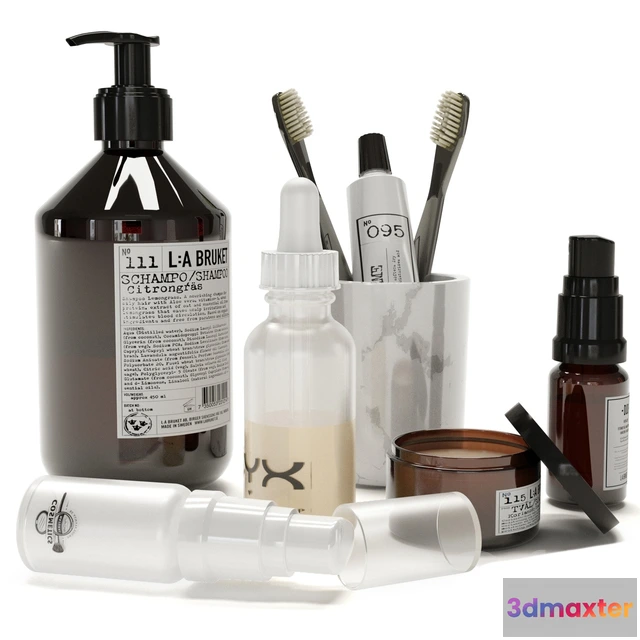 1585563 - bathroom - Decorative set La Bruket 3D Max