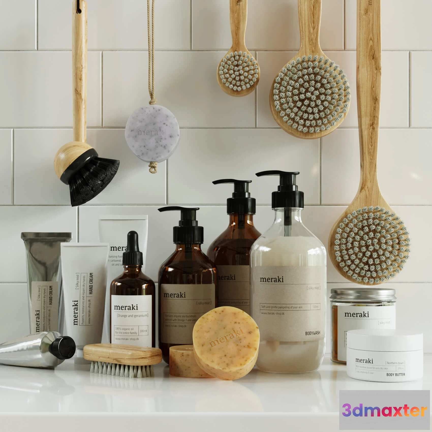 1585575 - bathroom - Cosmetics Set Meraki 3D Max