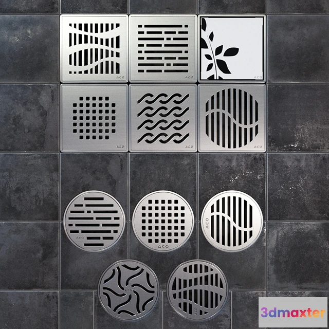 1585591 - bathroom - Ladders shower ACO Showerpoint (backlit) 3D Max