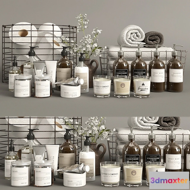 1585601 - bathroom - Bathroom decor 2 3D Max