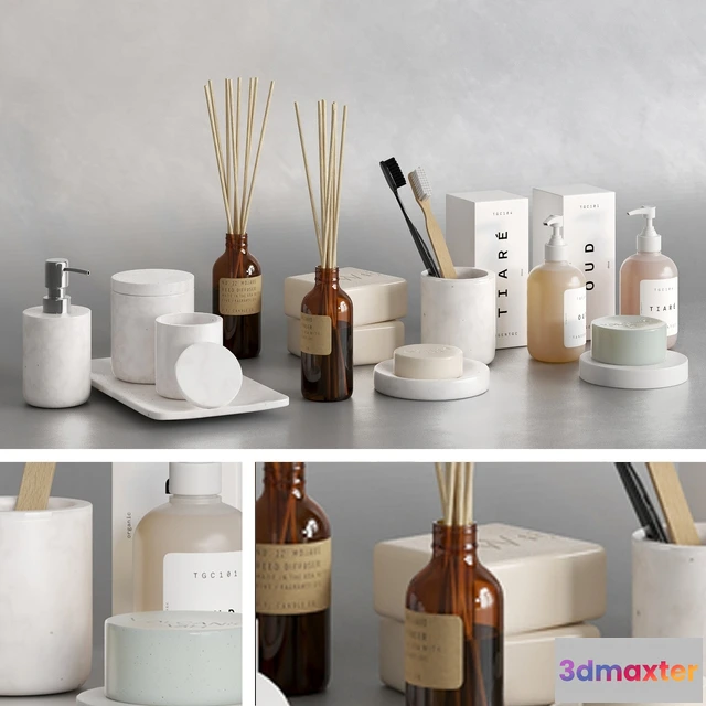 1585611 - bathroom - Bathroom accessories 2 3D Max