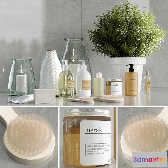 1585619 - bathroom - Bathroom accessories 5 3D Max