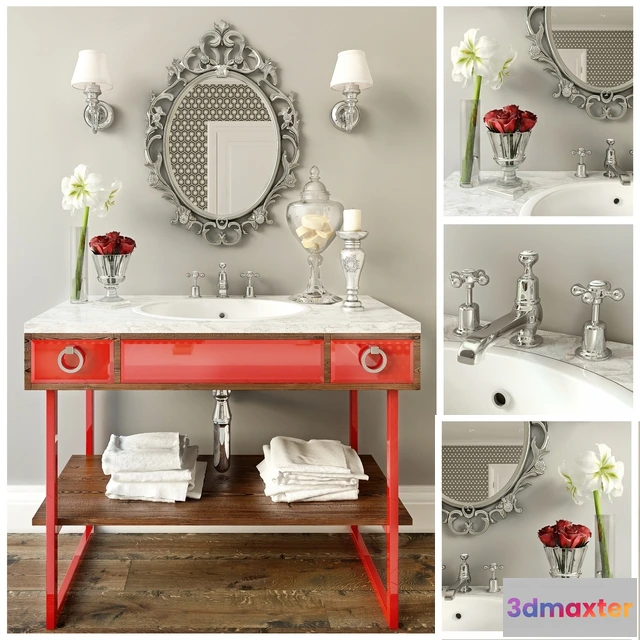 1585629 - bathroom - Bathroom Decor Set 8 3D Max