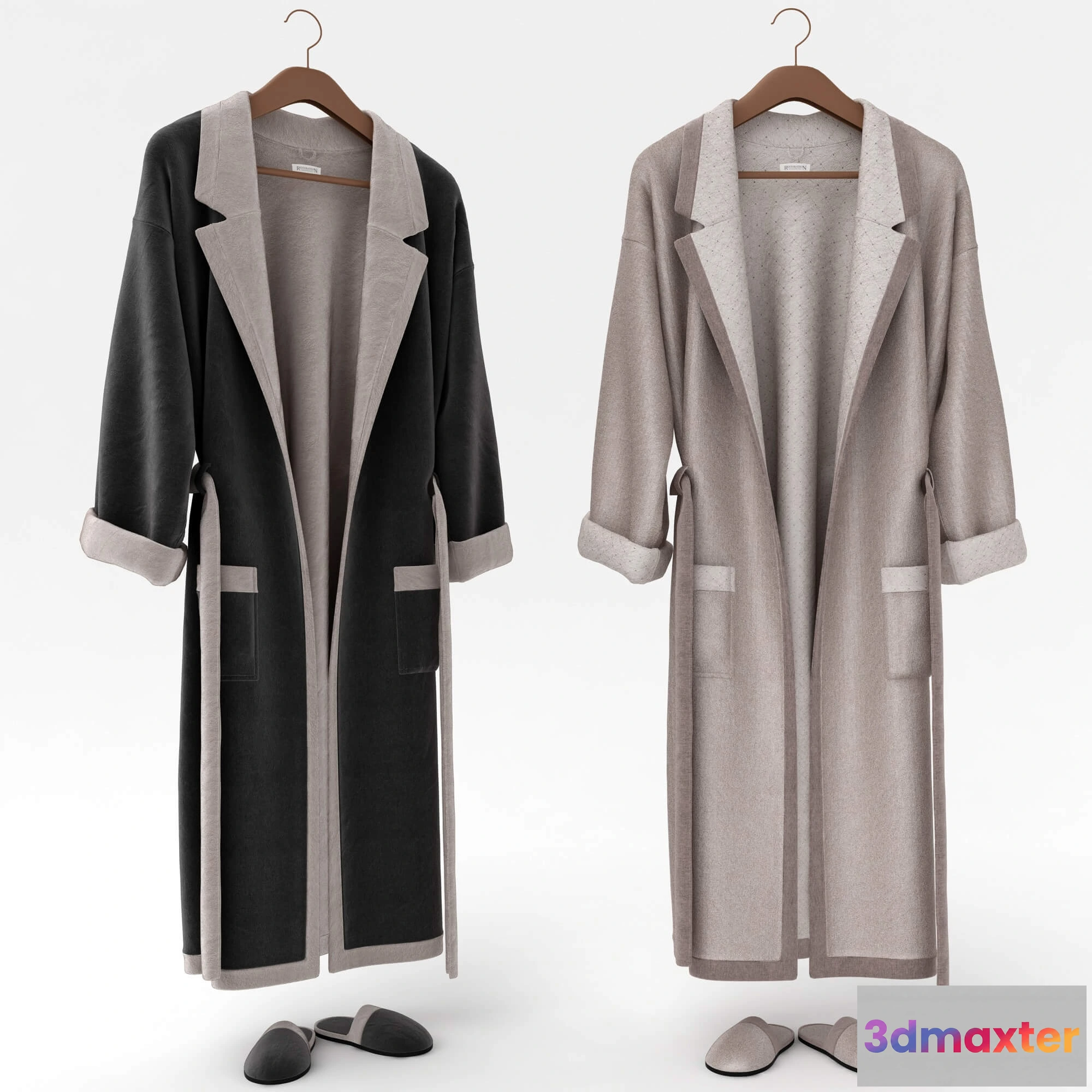 1585637 - bathroom - Bathrobe 01 3D Max