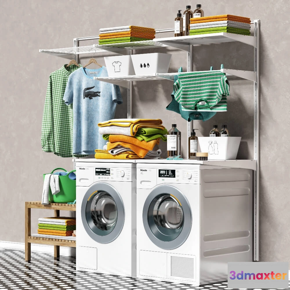 1585717 - bathroom - Washing machines Miele 3D Max