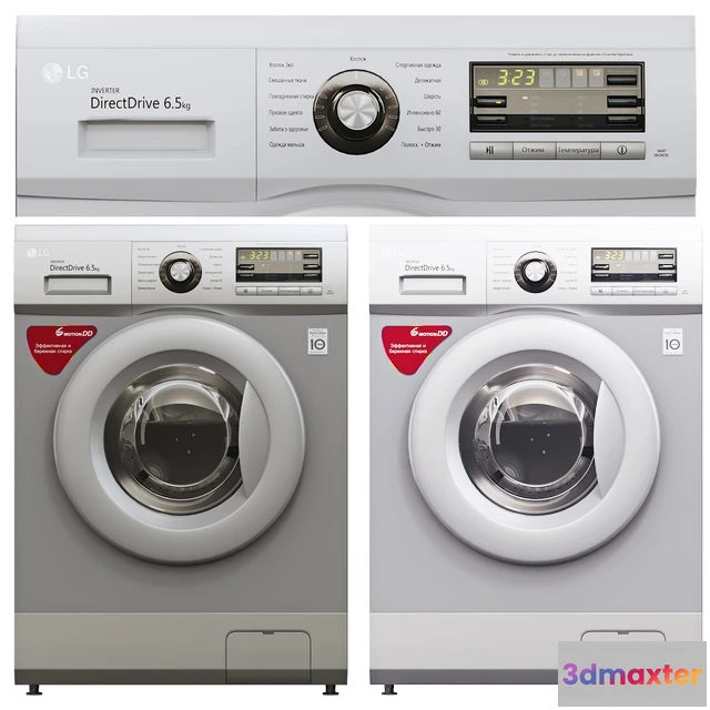 1585721 - bathroom - Washing Machine LG F1096ND3 3D Max