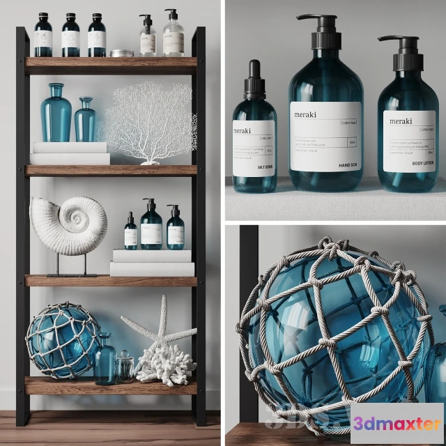 1585725 - bathroom - Cosmetic set Meraki 3D Max