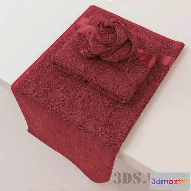 1585739 - bathroom - Towel flower 3D Max