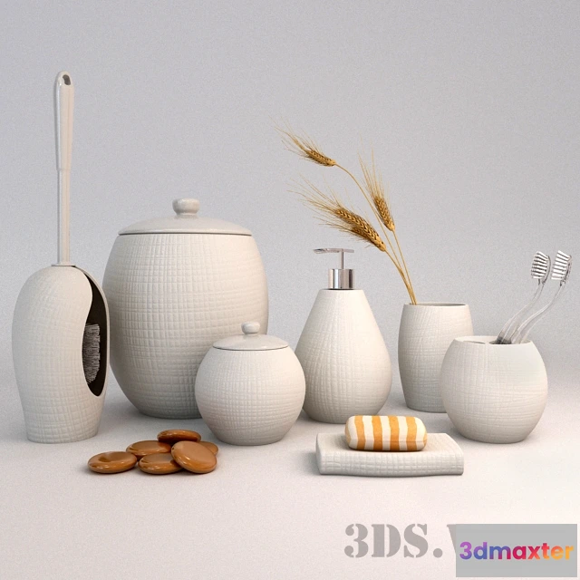 1585771 - bathroom - Decorative set Karla by Candia 3D Max