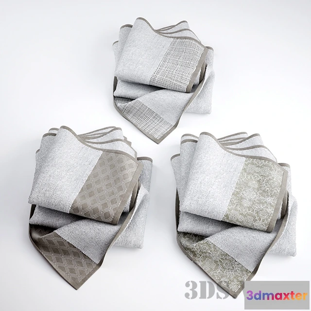 1585793 - bathroom - Elegant towels 3D Max
