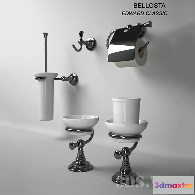 1585795 - bathroom - Bellosta Edward bathroom accessories 3D Max